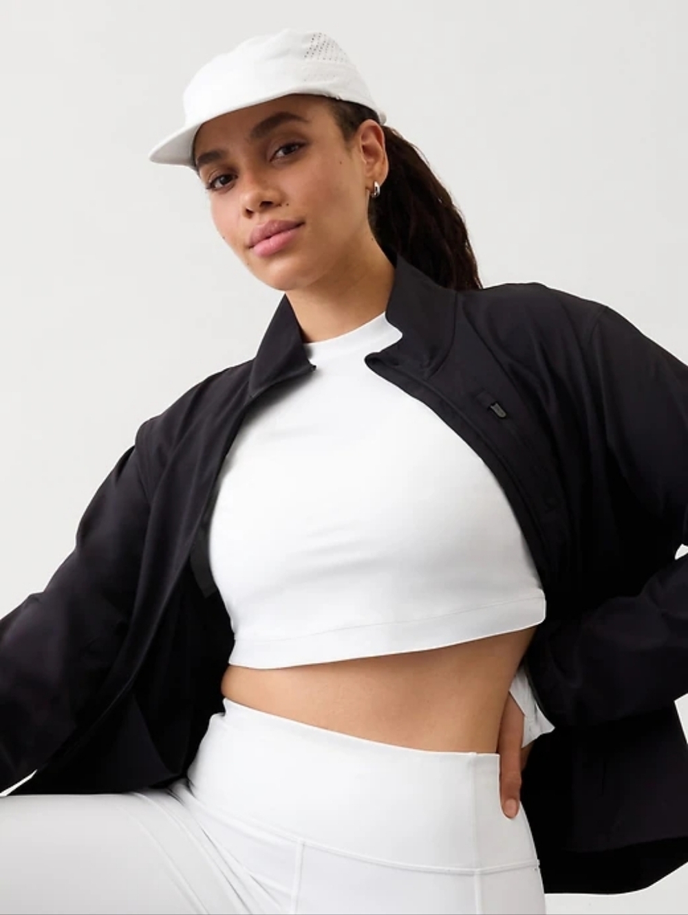 Athleta Pacesetter Run Hat 2.0 Adjustable In Bright White NWT - Picture 4 of 4